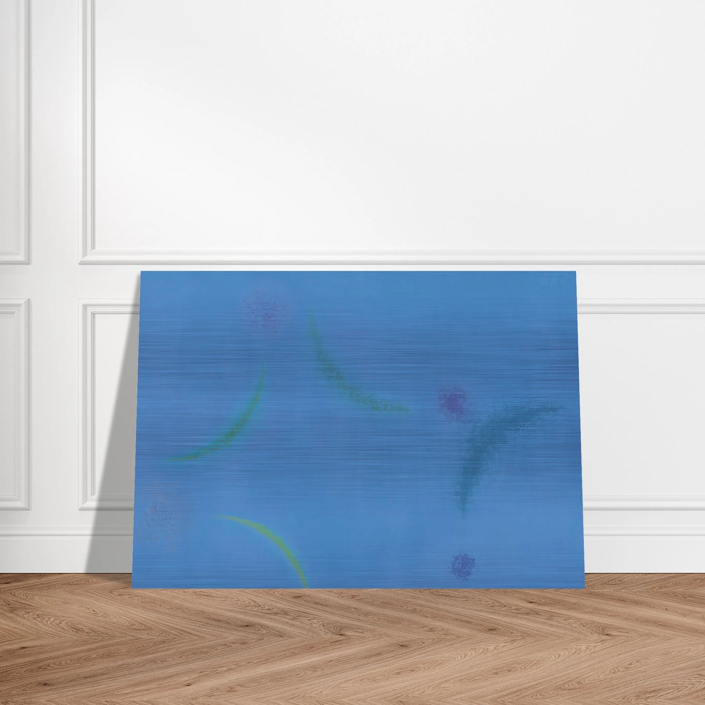 Energien im Blau - 1949 - Max Bill Brushed Aluminum Print - 70x100 cm / 28x40 inches | Max Bill Aluminum Print | Max Bill Prints