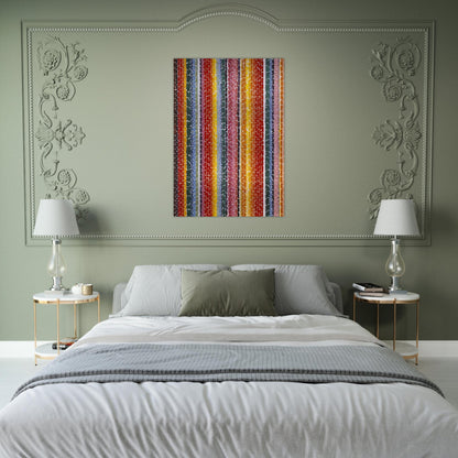 EARTH SERMON BEAUTY LOVE AND PEACE 1971 - Alma Woodsey Thomas Brushed Aluminum Print - 70x100 cm / 28x40 inches | Alma Woodsey Thomas Aluminum Print | Alma Woodsey Thomas Prints