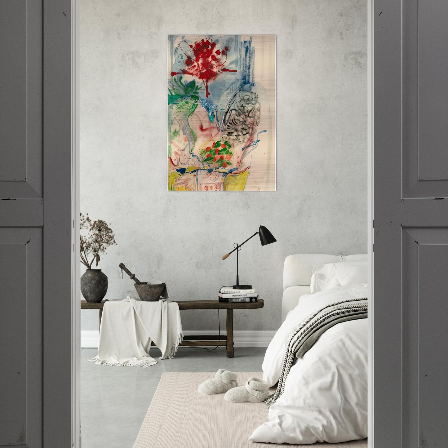 L’Amour Toujours L’Amour, 1957- - Helen Frankenthaler Brushed Aluminum Print - 70x100 cm / 28x40 inches | Helen Frankenthaler Aluminum Print | Helen Frankenthaler Prints