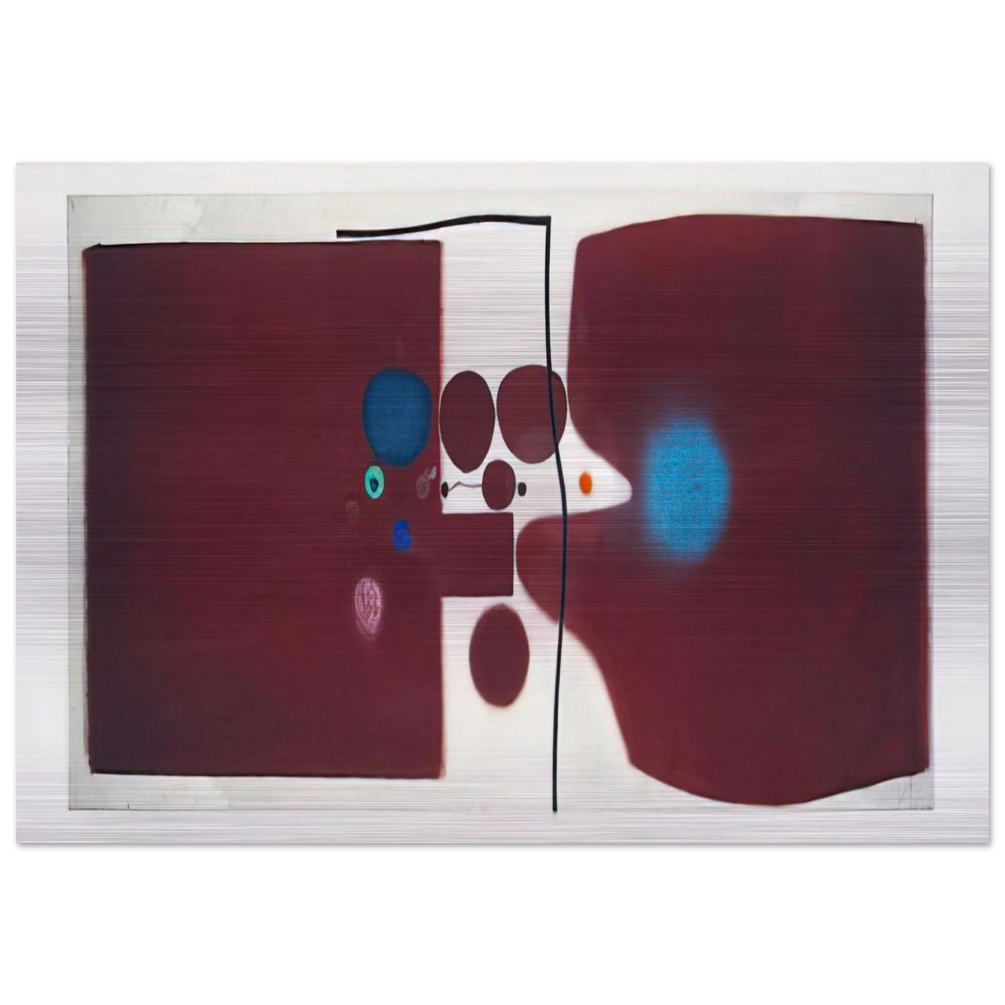 Brown Symphony - 1979 - Victor Pasmore Brushed Aluminum Print - 70x100 cm / 28x40 inches | Victor Pasmore Aluminum Print | Victor Pasmore Prints