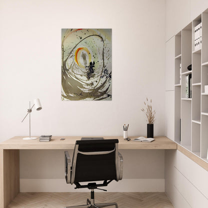 MULIER AMICTA SOLE 1967 - Salvador Dali Brushed Aluminum Print - 70x100 cm / 28x40 inches | Salvador Dali Aluminum Print | Salvador Dali Prints