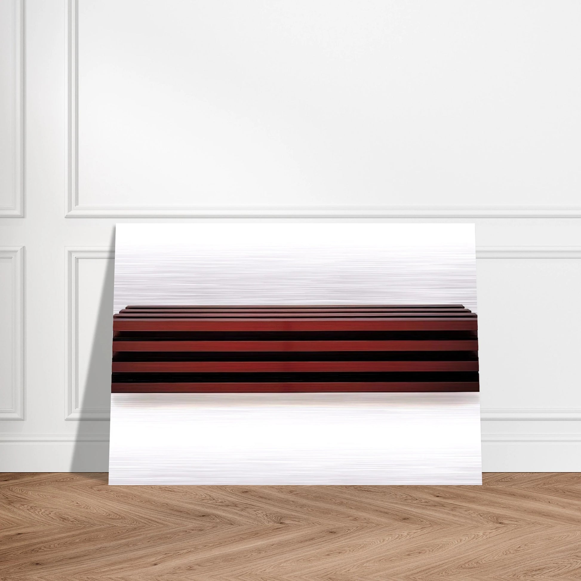 Untitled Aluminum - 1991 - Donald Judd Brushed Aluminum Print - 70x100 cm / 28x40 inches | Donald Judd Aluminum Print | Donald Judd Prints