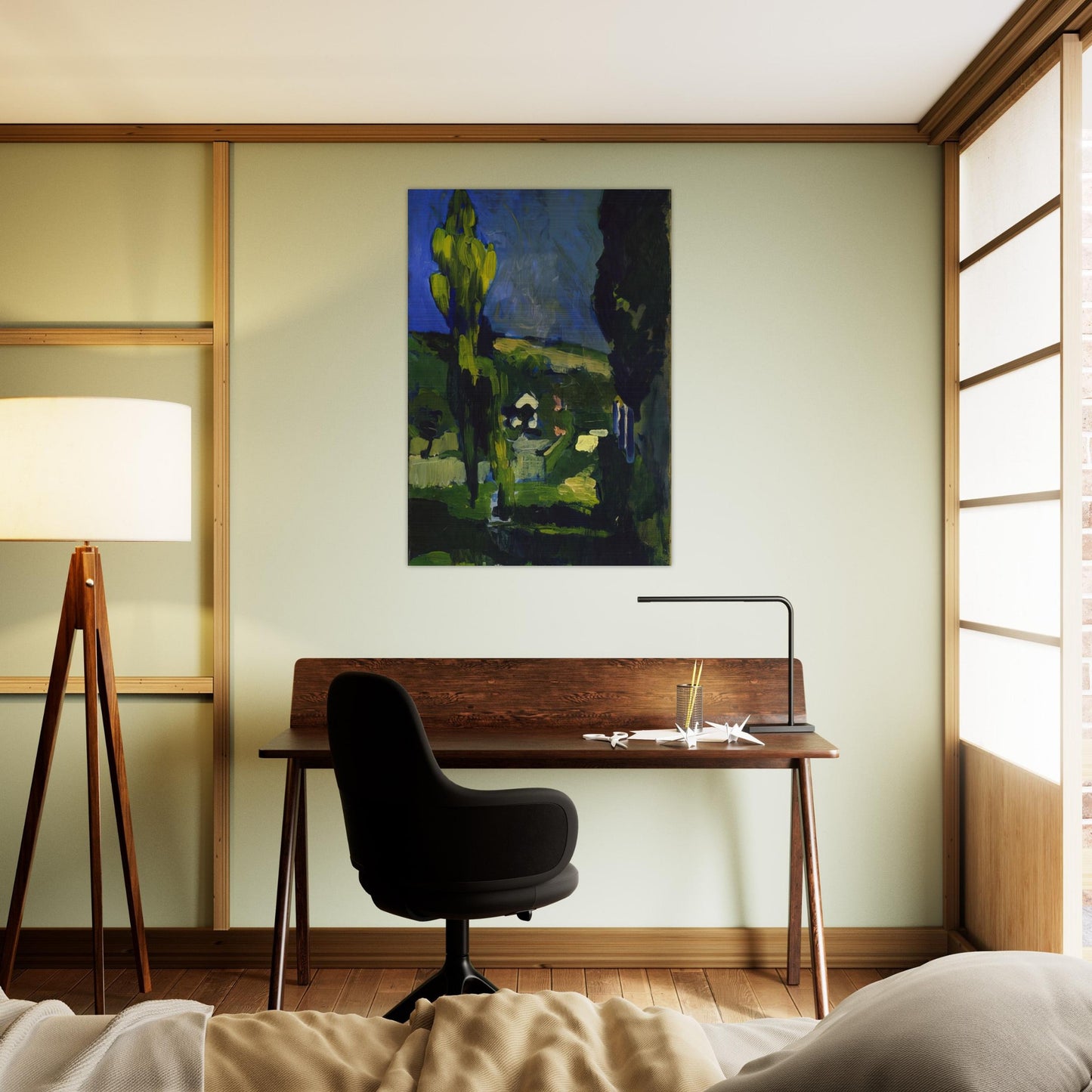 POPLARS 1900 - Andre Derain Brushed Aluminum Print - 70x100 cm / 28x40 inches | Andre Derain Aluminum Print | Andre Derain Prints