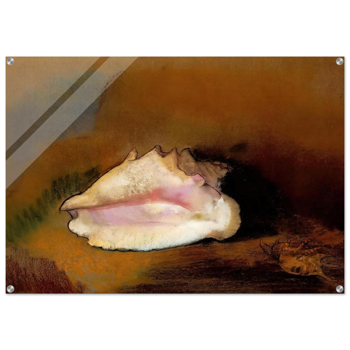 THE SEASHELL 1912 1 - Odilon Redon Acrylic Print - 70x100 cm / 28x40″ inches | Odilon Redon Wall Art | Odilon Redon Prints