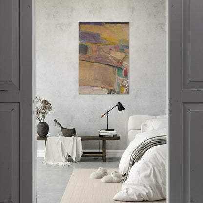 Berkeley #54 - Richard Diebenkorn Brushed Aluminum Print - 70x100 cm / 28x40 inches | Richard Diebenkorn Aluminum Print | Richard Diebenkorn Prints