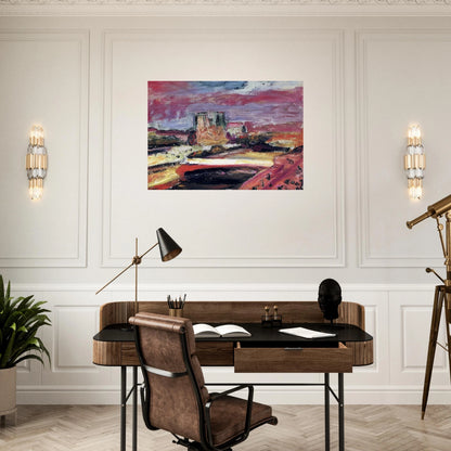 NOTRE DAME 1904 - Henri Matisse Brushed Aluminum Print - 70x100 cm / 28x40 inches | Henri Matisse Aluminum Print | Henri Matisse Prints