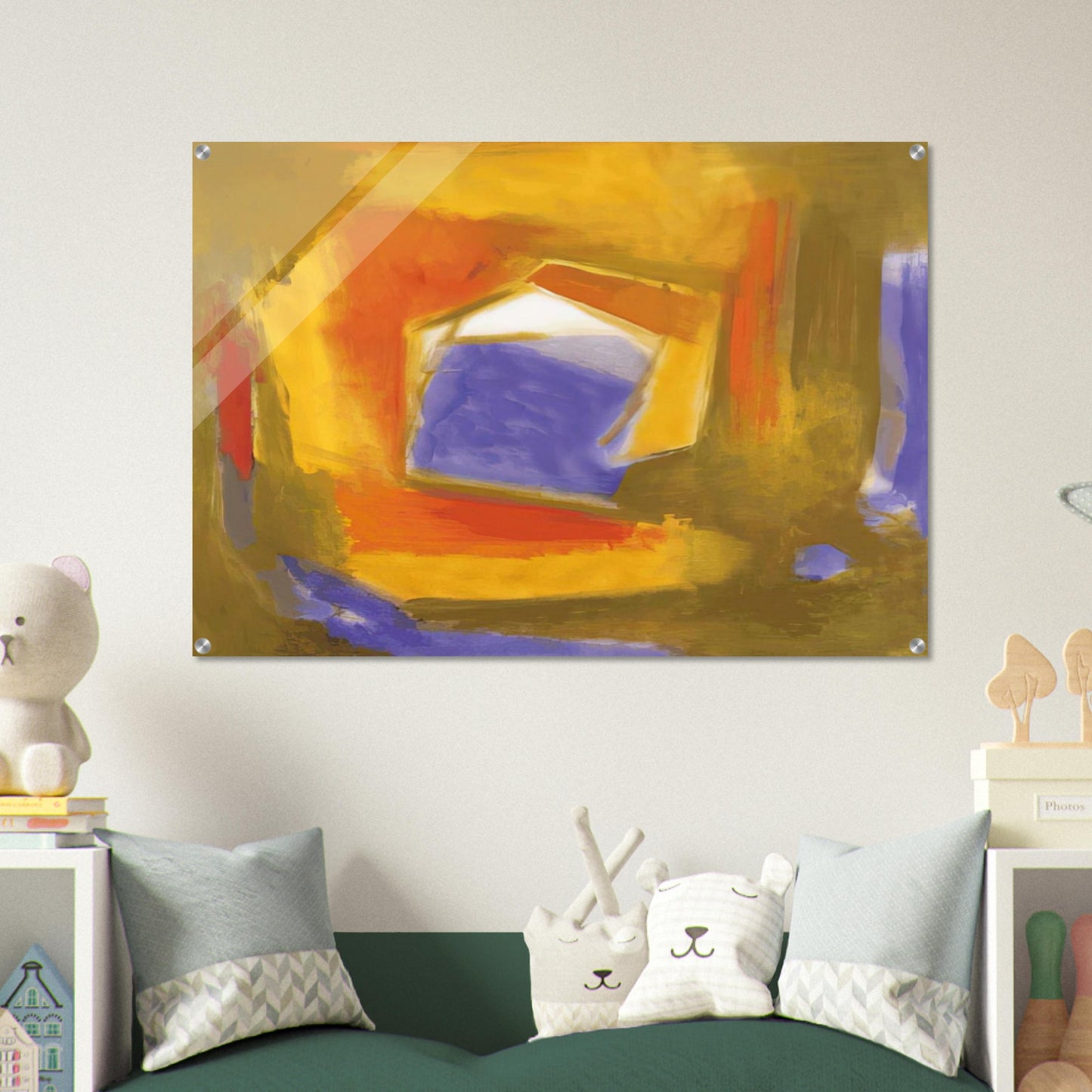UNTITLED 1990 - Esteban Vicente Acrylic Print - 70x100 cm / 28x40″ inches