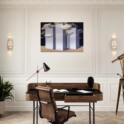 A STORM 1932 - Rene Magritte Brushed Aluminum Print - 70x100 cm / 28x40 inches | Rene Magritte Aluminum Print | Rene Magritte Prints