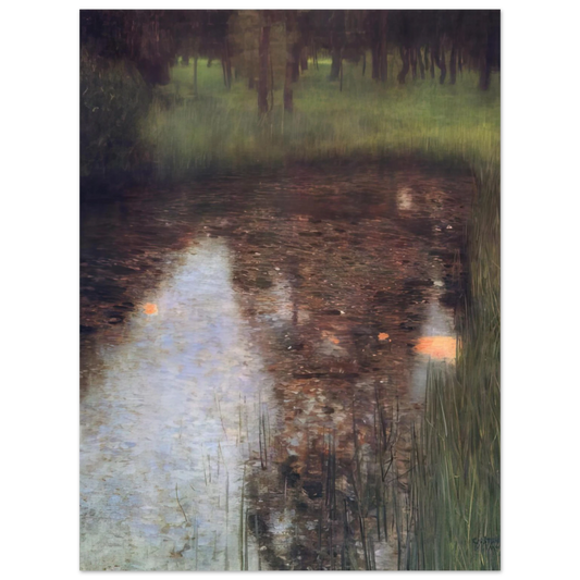 Gustav Klimt - THE SWAMP 1900  75x100 cm / 30x40inches Fine Art Poster