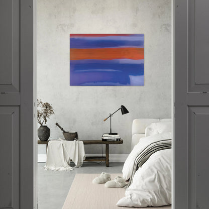 UNTITLED 1980 - Esteban Vicente Brushed Aluminum Print - 70x100 cm / 28x40 inches | Esteban Vicente Aluminum Print | Esteban Vicente Prints