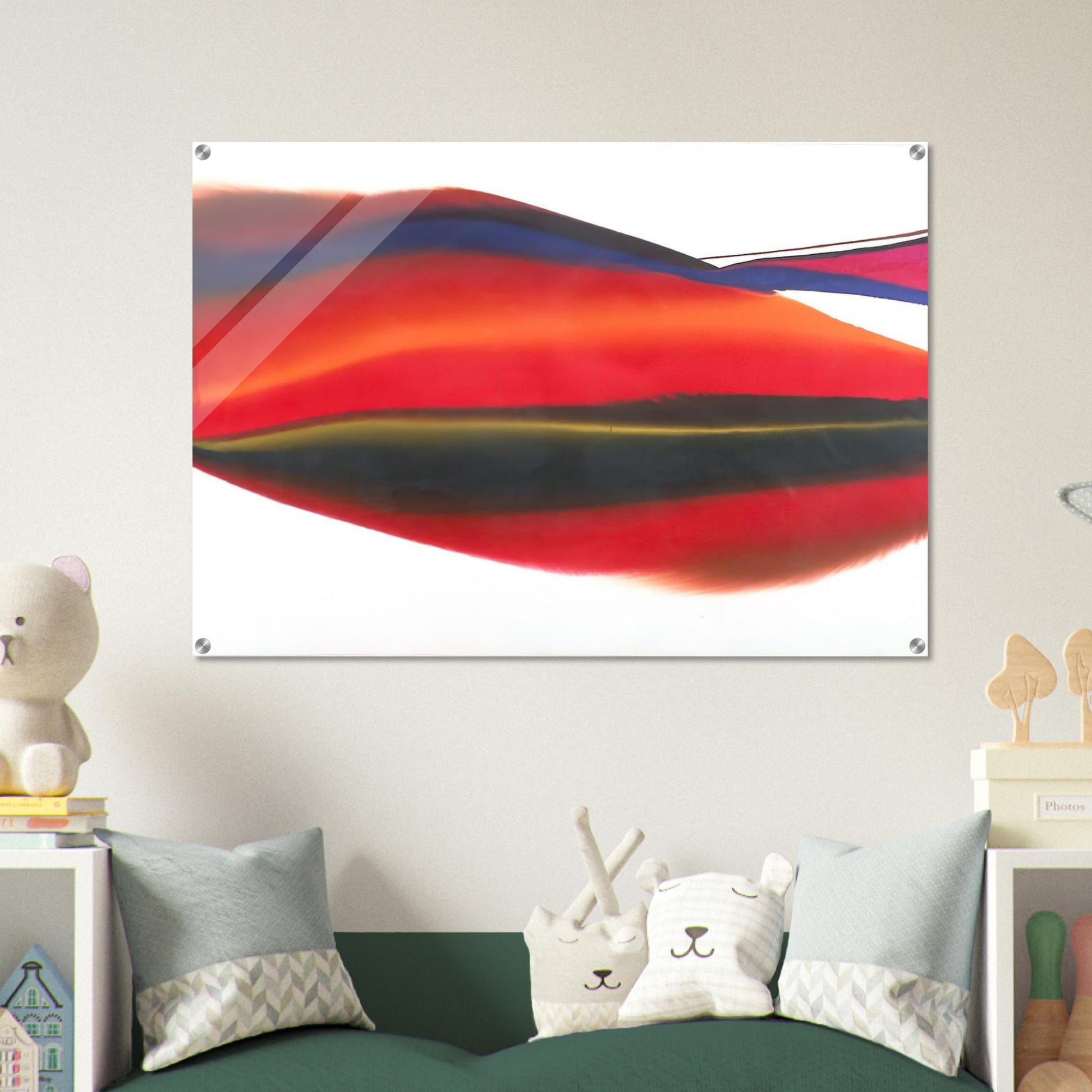 Phenomena Lands End - Paul Jenkins Acrylic Print - 70x100 cm / 28x40″ inches