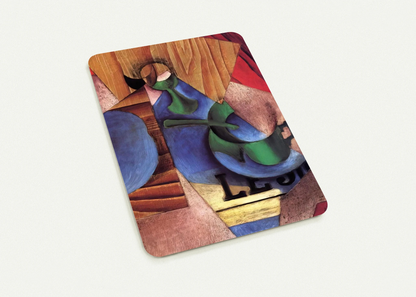 GLASS CUP AND NEWSPAPER 1913 By Juan Gris Pack of 10 Post Cards | Juan Gris Post Cards | A6 (10.5 x 14.8 cm) - 4.1 x 5.8 inches