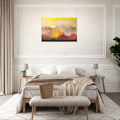 Younger than the Sun - 1990 - Ronnie Landfield Acrylic Print - 70x100 cm / 28x40″ inches