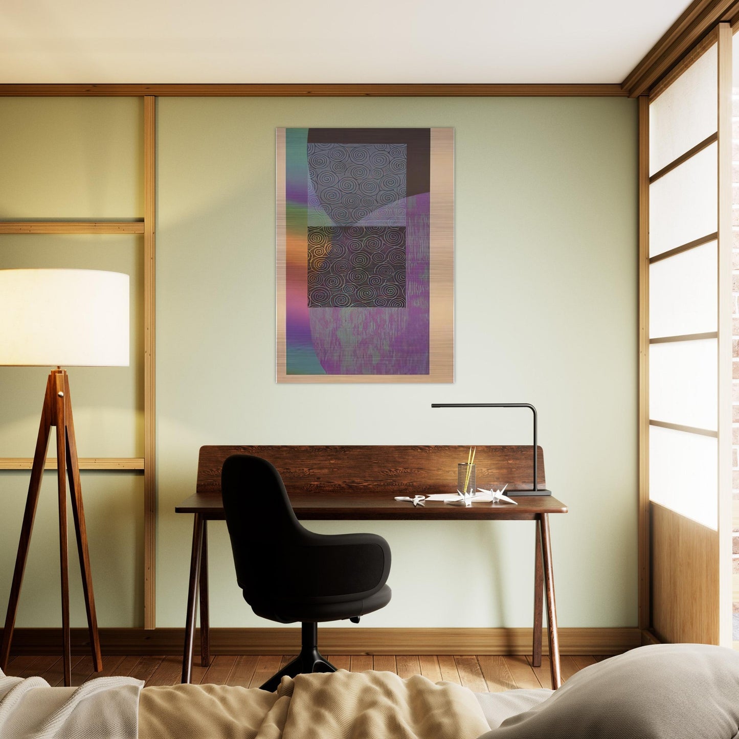 Recitals - Sam Gilliam Brushed Aluminum Print - 70x100 cm / 28x40 inches | Sam Gilliam Aluminum Print | Sam Gilliam Prints