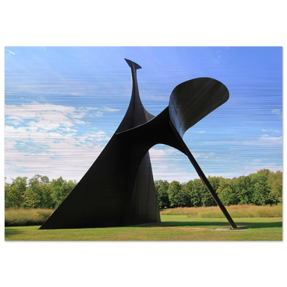 THE ARCH 1975 - Alexander Calder Brushed Aluminum Print - 70x100 cm / 28x40 inches | Alexander Calder Aluminum Print | Alexander Calder Prints