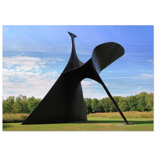 THE ARCH 1975 - Alexander Calder Brushed Aluminum Print - 70x100 cm / 28x40 inches | Alexander Calder Aluminum Print | Alexander Calder Prints