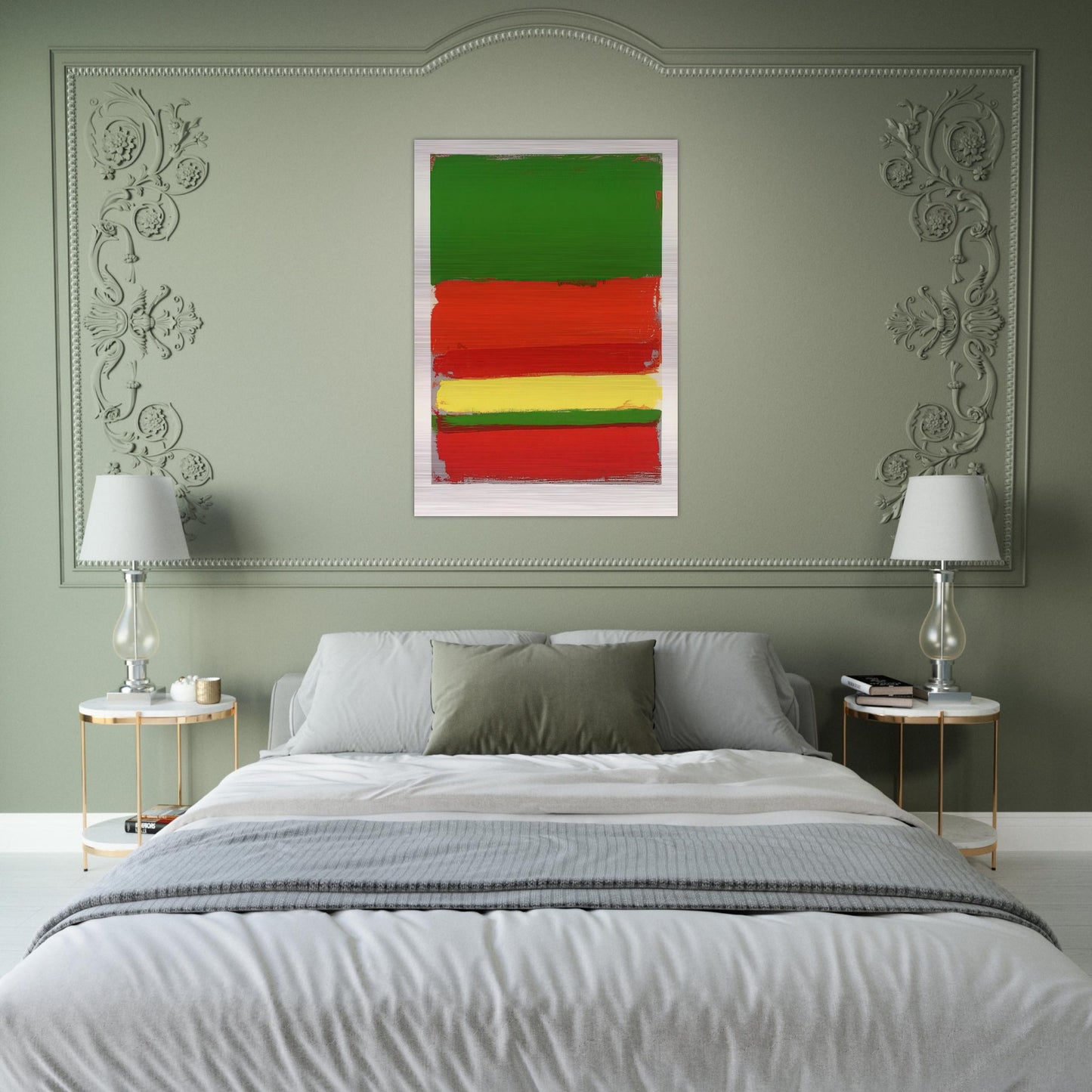 Untitled from the Shapes of Colour - 1978 - Patrick Heron Brushed Aluminum Print - 70x100 cm / 28x40 inches | Patrick Heron Aluminum Print | Patrick Heron Prints