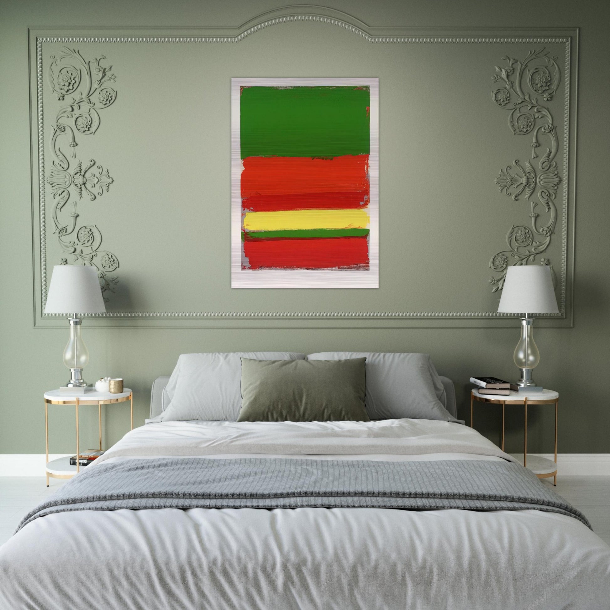 Untitled from the Shapes of Colour - 1978 - Patrick Heron Brushed Aluminum Print - 70x100 cm / 28x40 inches | Patrick Heron Aluminum Print | Patrick Heron Prints