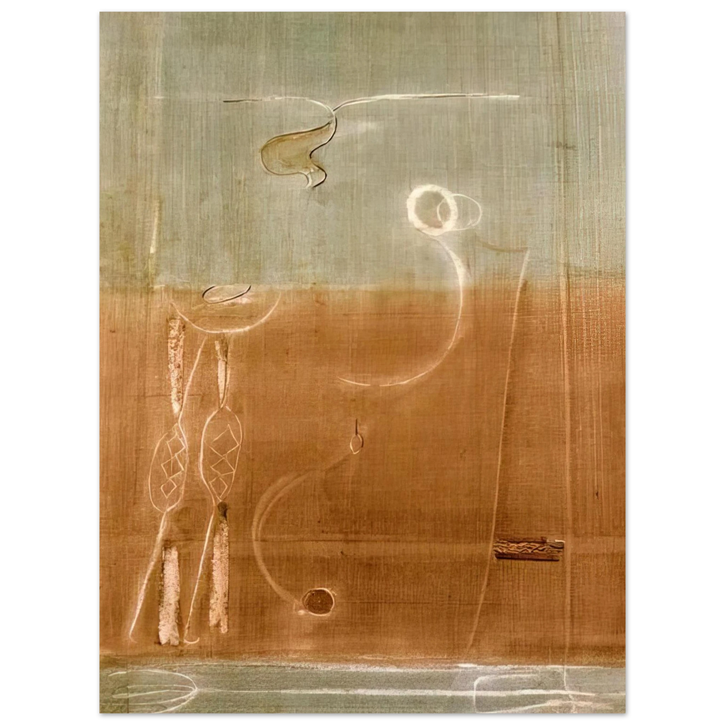 Mark Rothko - Aubade - 1944 Wall Art - 21x29.7 cm / 8x12" - Fine Art Poster-canvas - -