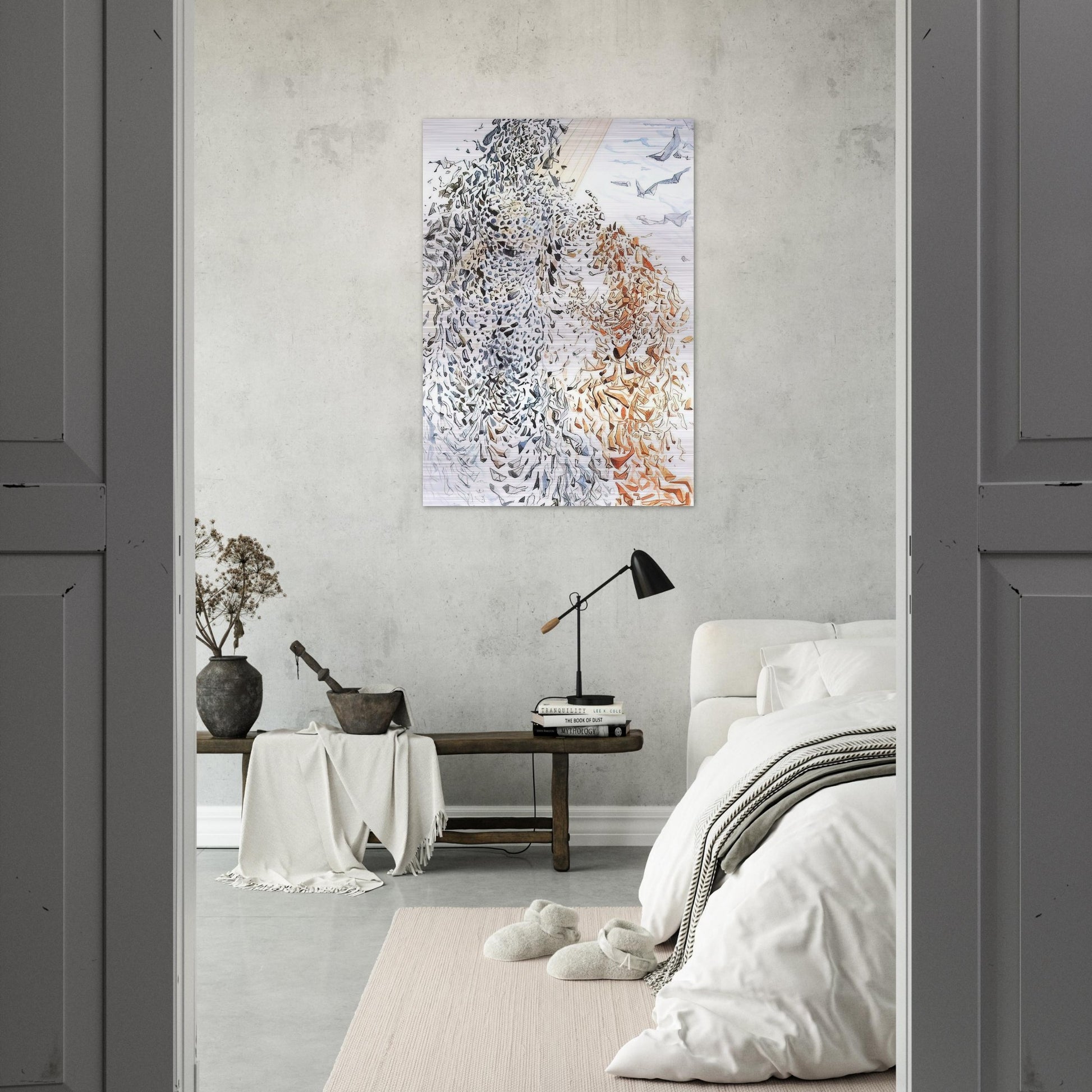 OPPOSITION - Salvador Dali Brushed Aluminum Print - 70x100 cm / 28x40 inches | Salvador Dali Aluminum Print | Salvador Dali Prints