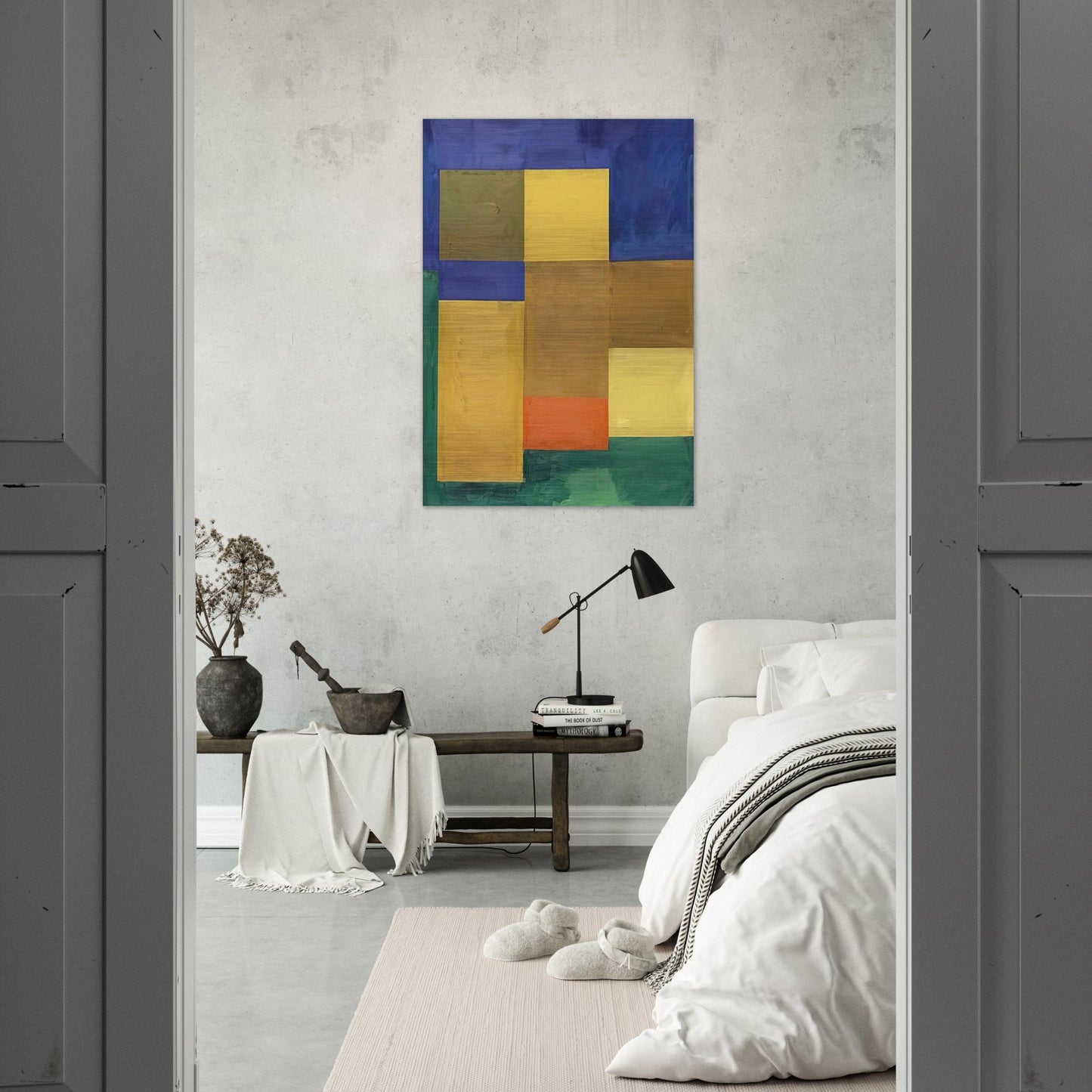 Silent Night - Hans Hofmann Brushed Aluminum Print - 70x100 cm / 28x40 inches | Hans Hofmann Aluminum Print | Hans Hofmann Prints