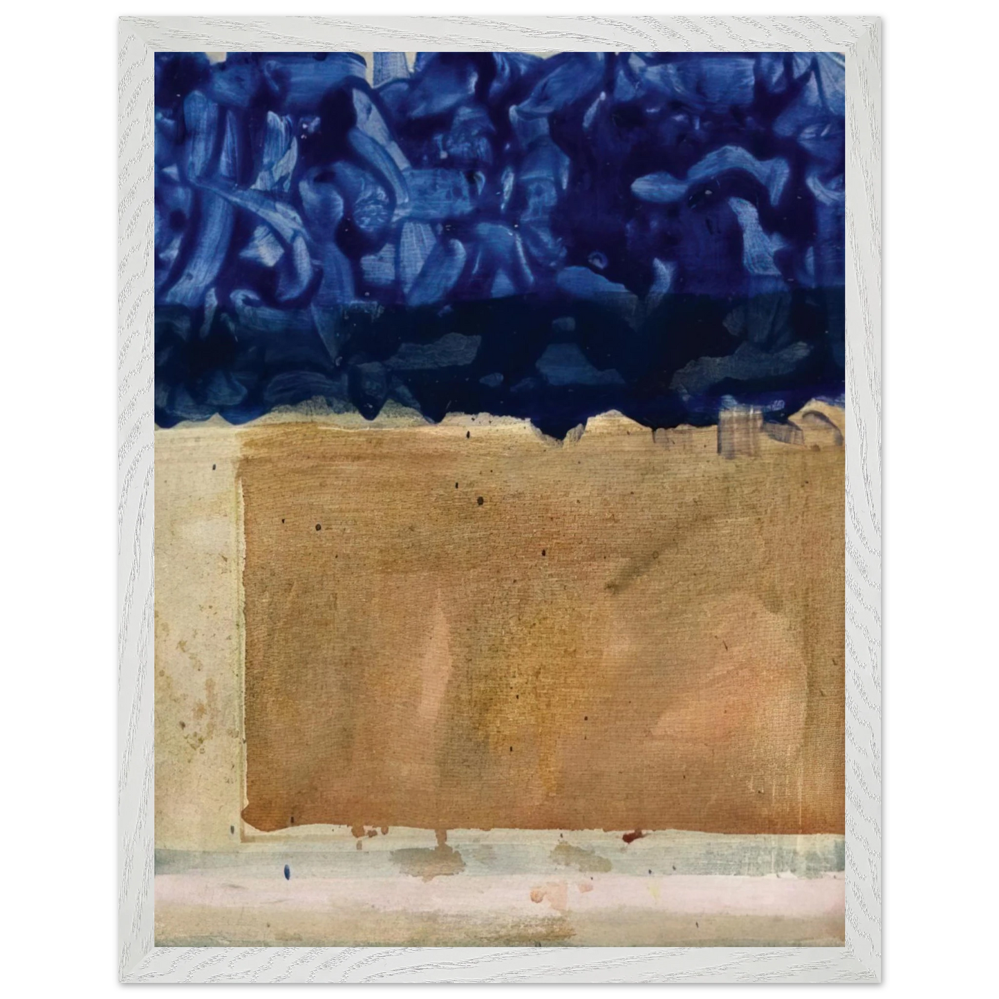 Helen Frankenthaler - Shoreline - 1952 Wall art - 60x80 cm / 24x32 inches - Fine Art Poster-canvas - -