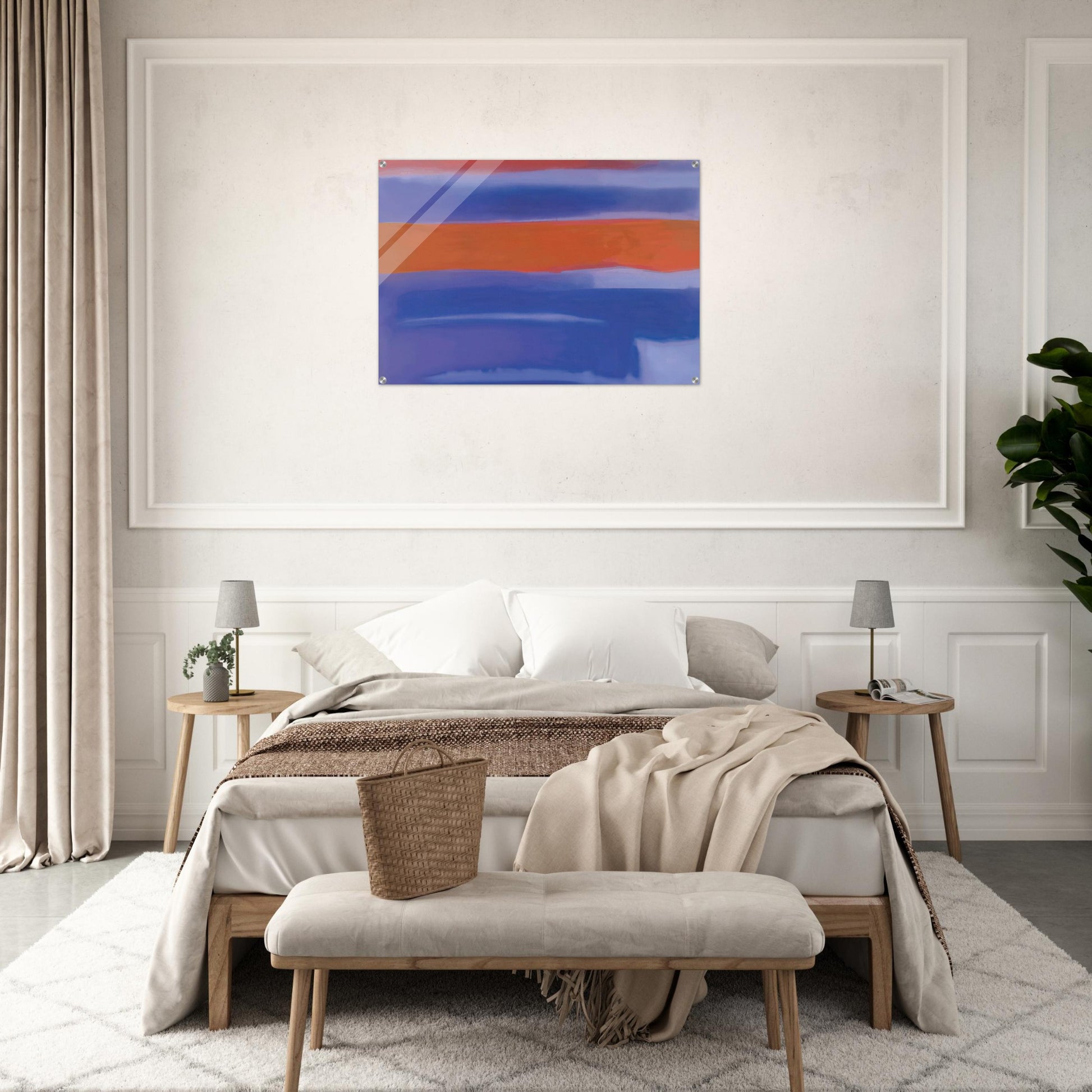 UNTITLED 1980 - Esteban Vicente Acrylic Print - 70x100 cm / 28x40″ inches