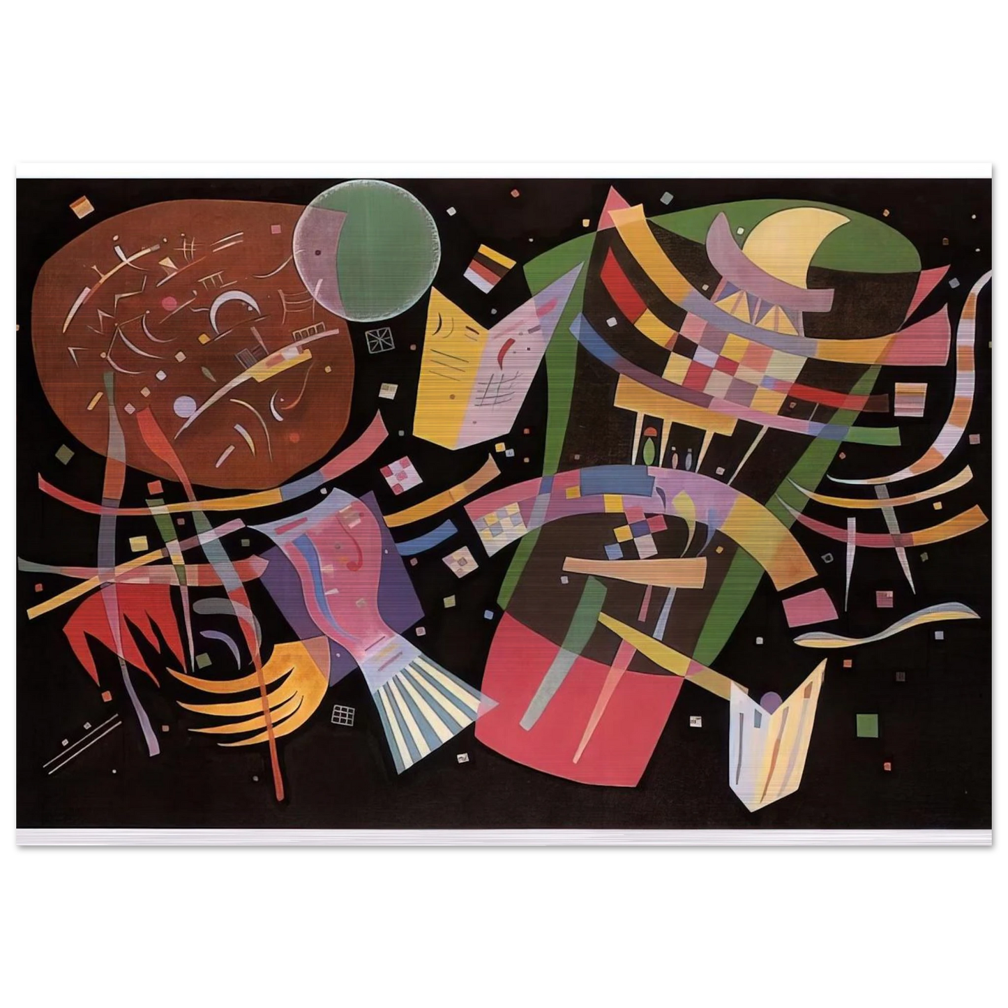 COMPOSITION X 1939 - Wassily Kandinsky Brushed Aluminum Print - 70x100 cm / 28x40 inches | Wassily Kandinsky Aluminum Print | Wassily Kandinsky Prints