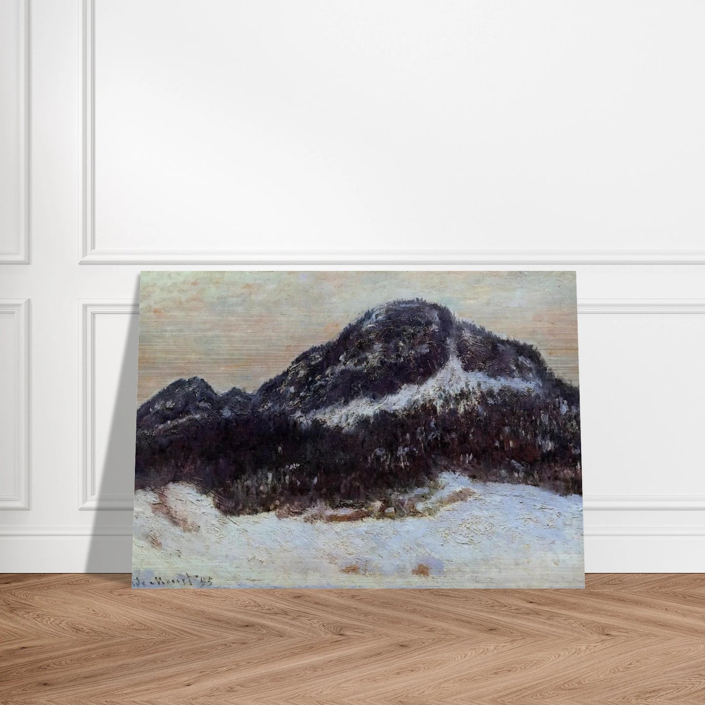 Mount Kolsaas 2 - claude monet Brushed Aluminum Print - 70x100 cm / 28x40 inches | claude monet Aluminum Print | claude monet Prints