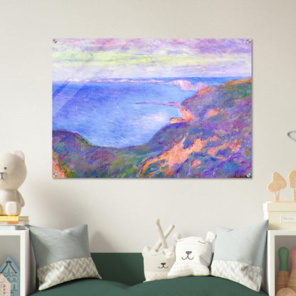 Cliff near Dieppe 2 - claude monet Acrylic Print - 70x100 cm / 28x40″ inches