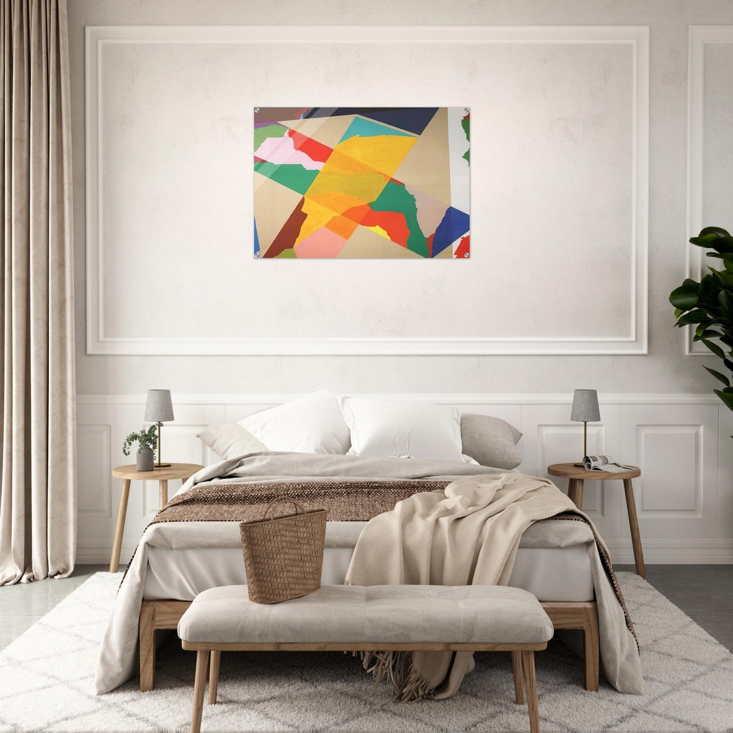 In Croce III - 1969 - Piero Dorazio Acrylic Print - 70x100 cm / 28x40″ inches