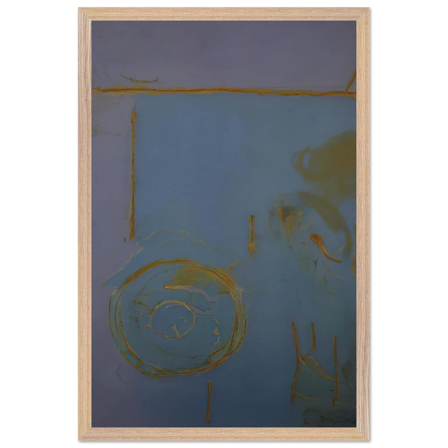 Helen Frankenthaler - Guadalupe - 1989 Wall art - 13x18 cm / 5x7 Inches - Premium Wooden Framed Poster With Fine Art Paper - Black frame