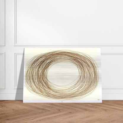 UNTITLED 1995 4 - Louise Bourgeois Brushed Aluminum Print - 70x100 cm / 28x40 inches | Louise Bourgeois Aluminum Print | Louise Bourgeois Prints