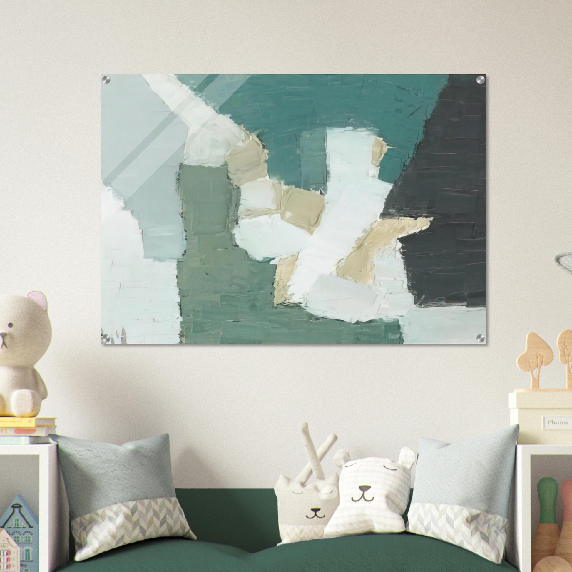 Composition - 1949 - Nicolas de Stael Acrylic Print - 70x100 cm / 28x40″ inches