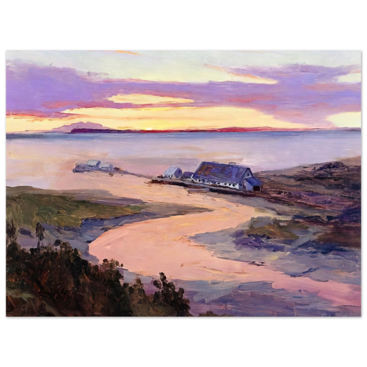 Sydney Laurence - Emard Salmon Cannery - 1915  75x100 cm / 30x40inches Fine Art Poster