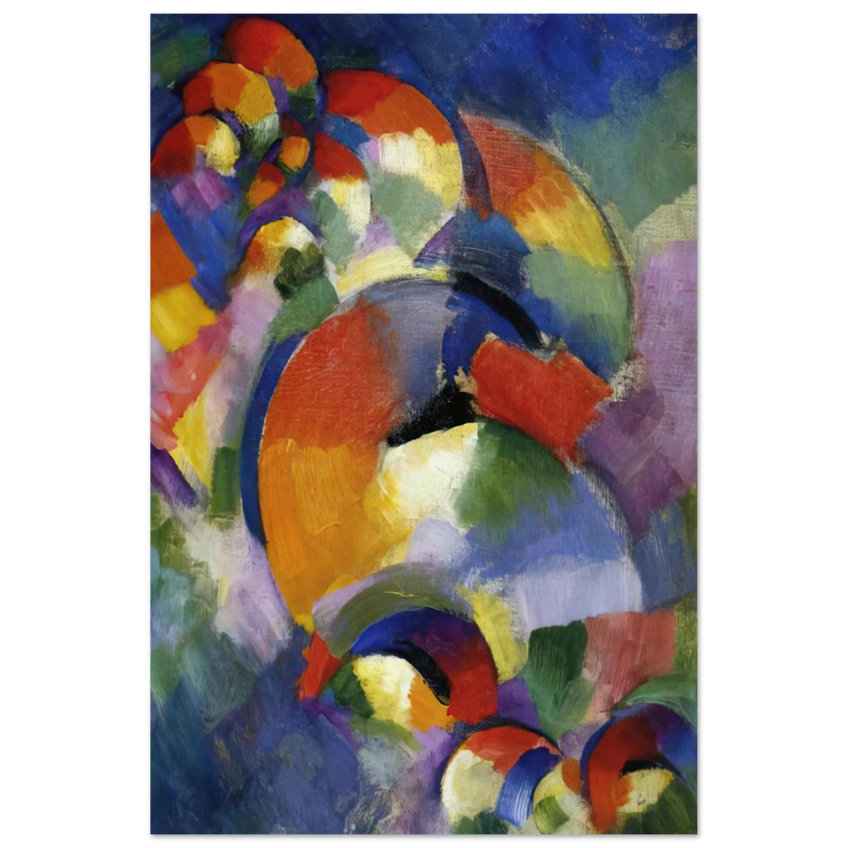 Cosmic Synchromy - 1914 - Morgan Russell Art Prints - 100x150 cm / 40x60″ inches | Morgan Russell Poster | Morgan Russell Prints