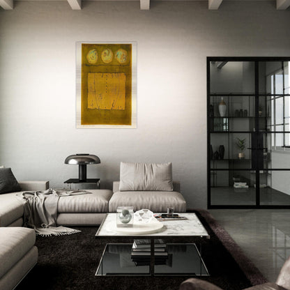 Yellow Print - 1970 - Hiroyuki Tajima Brushed Aluminum Print - 70x100 cm / 28x40 inches | Hiroyuki Tajima Aluminum Print | Hiroyuki Tajima Prints