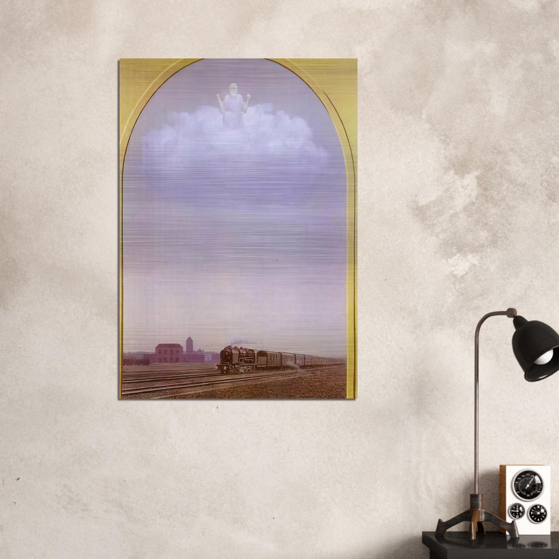 THE NIGHTINGALE 1962 - Rene Magritte Brushed Aluminum Print - 70x100 cm / 28x40 inches | Rene Magritte Aluminum Print | Rene Magritte Prints