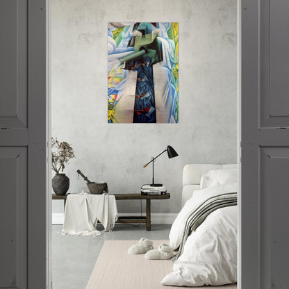 ARMTRAIN - Carlo Carra Brushed Aluminum Print - 70x100 cm / 28x40 inches | Carlo Carra Aluminum Print | Carlo Carra Prints