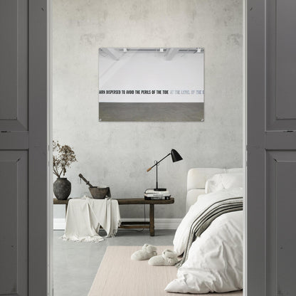A Cairn Dispersed... - 2008 - Lawrence Weiner Acrylic Print - 70x100 cm / 28x40″ inches