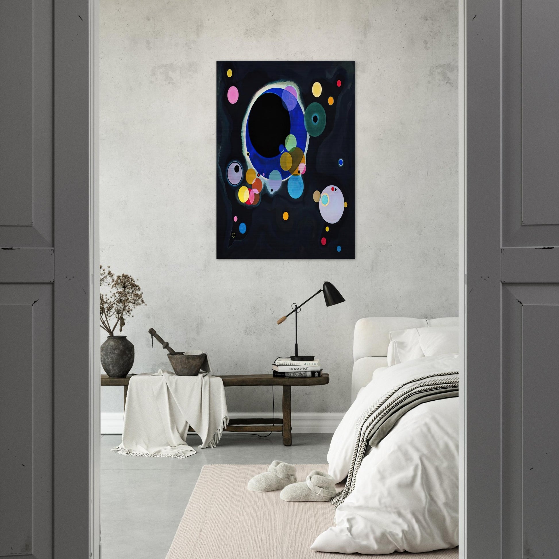 SEVERAL CIRCLES 1926 - Wassily Kandinsky Brushed Aluminum Print - 70x100 cm / 28x40 inches | Wassily Kandinsky Aluminum Print | Wassily Kandinsky Prints