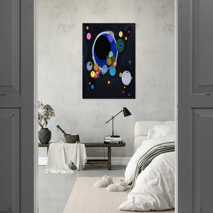 SEVERAL CIRCLES 1926 - Wassily Kandinsky Brushed Aluminum Print - 70x100 cm / 28x40 inches | Wassily Kandinsky Aluminum Print | Wassily Kandinsky Prints