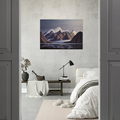 Mount Thule, Bylot Island - 1930 - Lawren Harris Brushed Aluminum Print - 70x100 cm / 28x40 inches | Lawren Harris Aluminum Print | Lawren Harris Prints