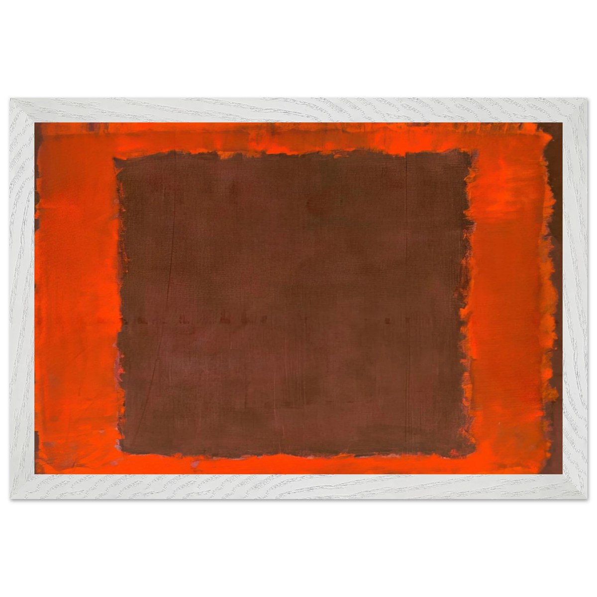 Mark Rothko - Untitled Mural for End Wall - 1959 Wall Art - 30x40 cm / 12x16 inches - Premium Wooden Framed Poster With Fine Art Paper-canvas - Black frame