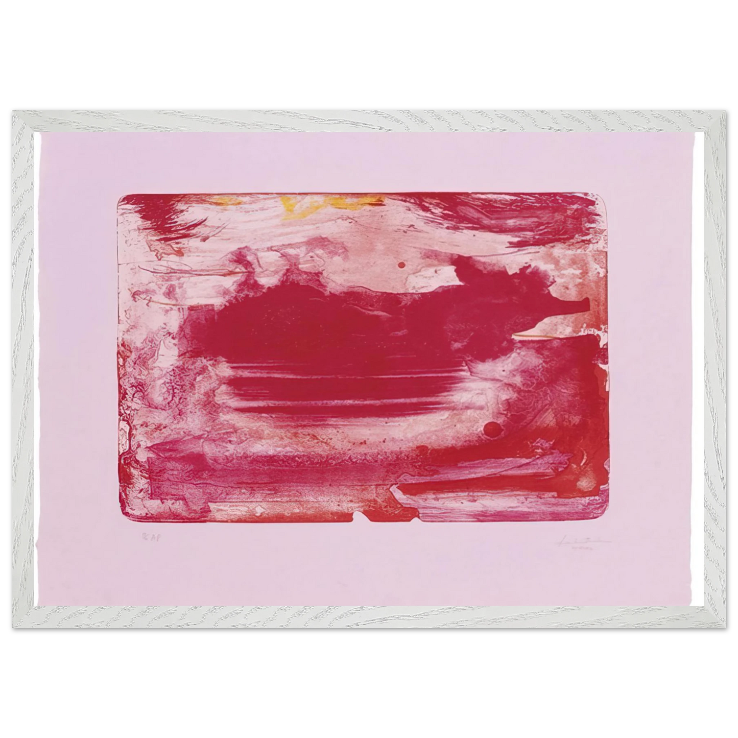 Helen Frankenthaler - The Red Sea - 1982 Wall art - 30x40 cm / 12x16 inches - Fine Art Poster-canvas - -