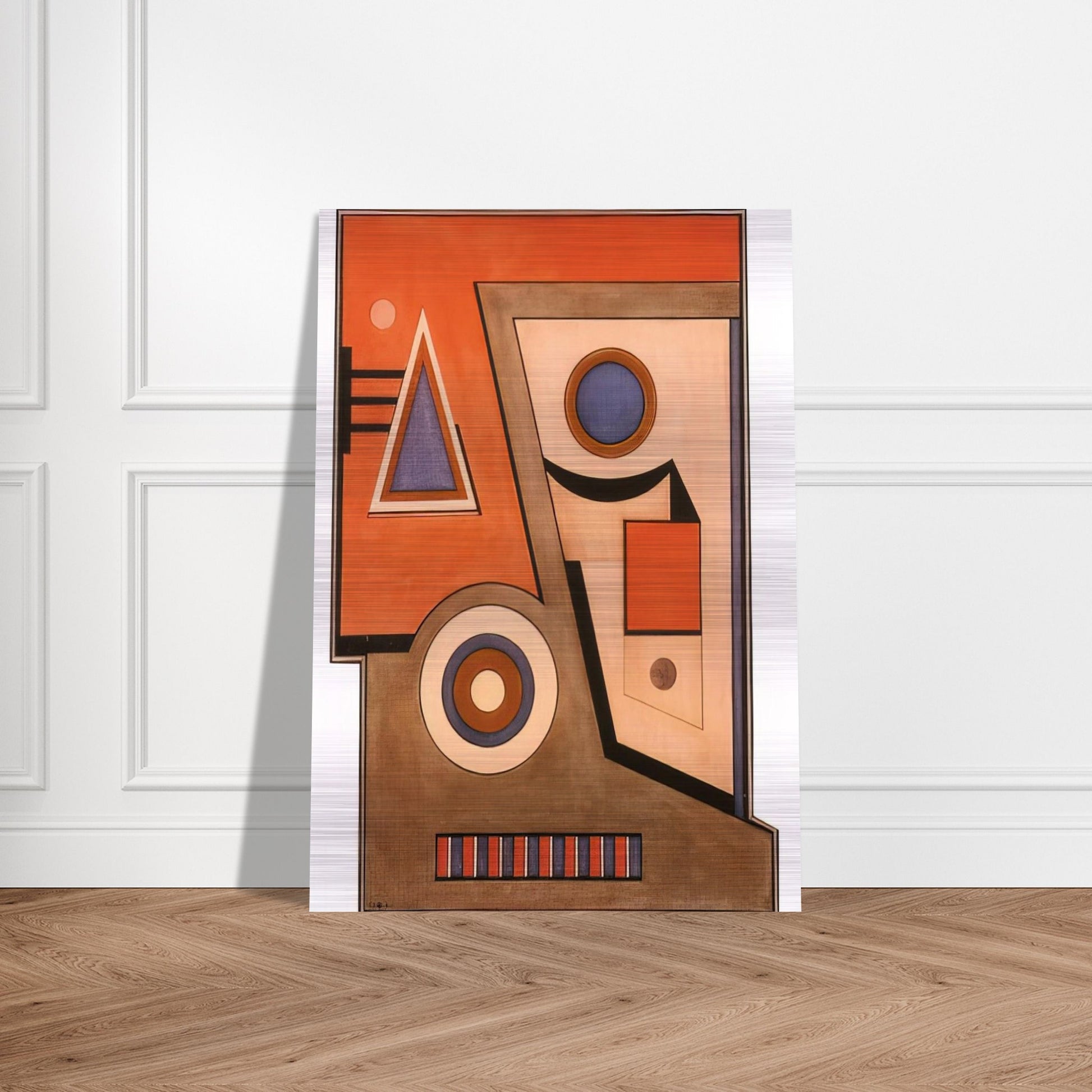 Almagro - Concretism - Carmelo Arden Quin Brushed Aluminum Print - 70x100 cm / 28x40 inches | Carmelo Arden Quin Aluminum Print | Carmelo Arden Quin Prints