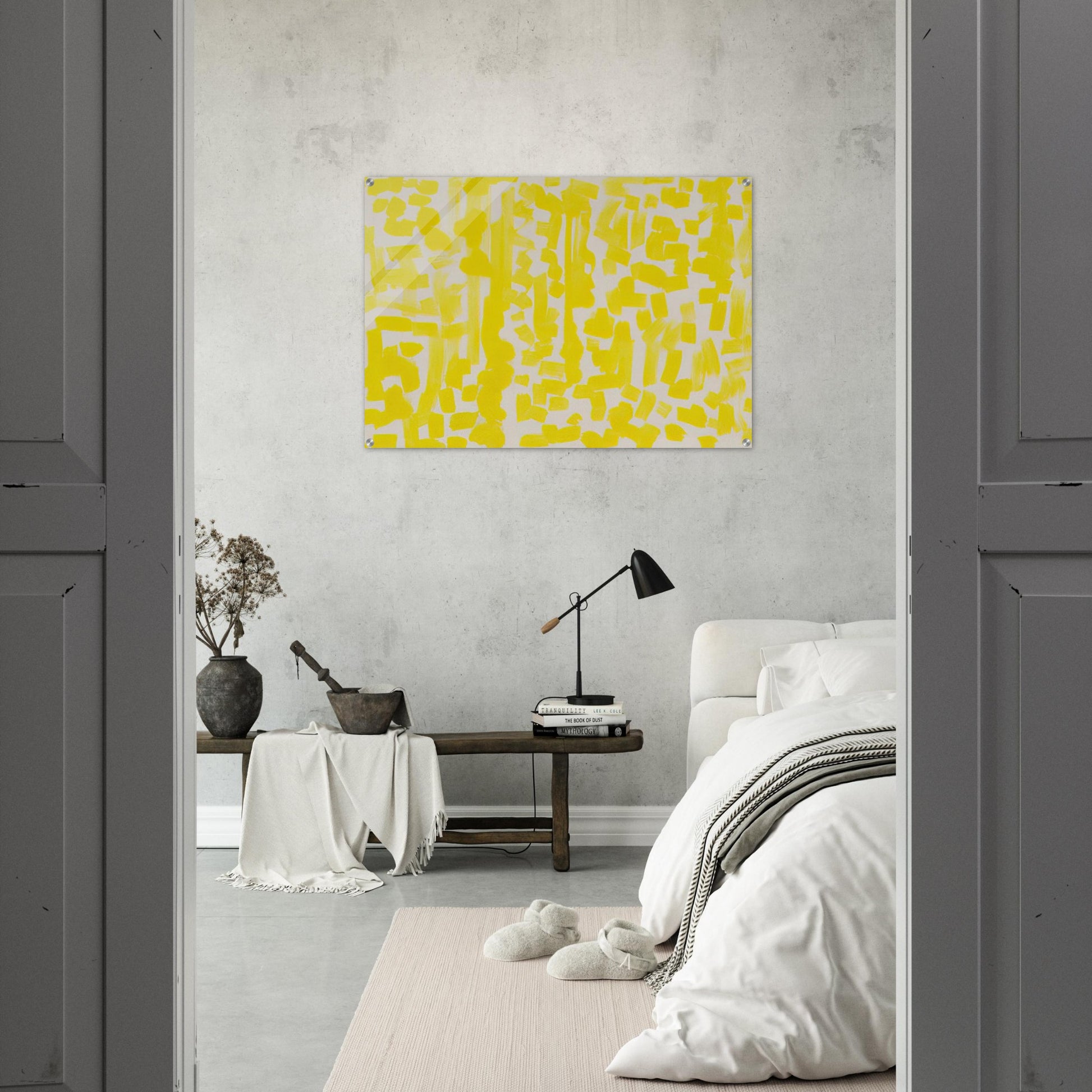 Yellow Painting - 1949 - Ad Reinhardt Acrylic Print - 70x100 cm / 28x40″ inches