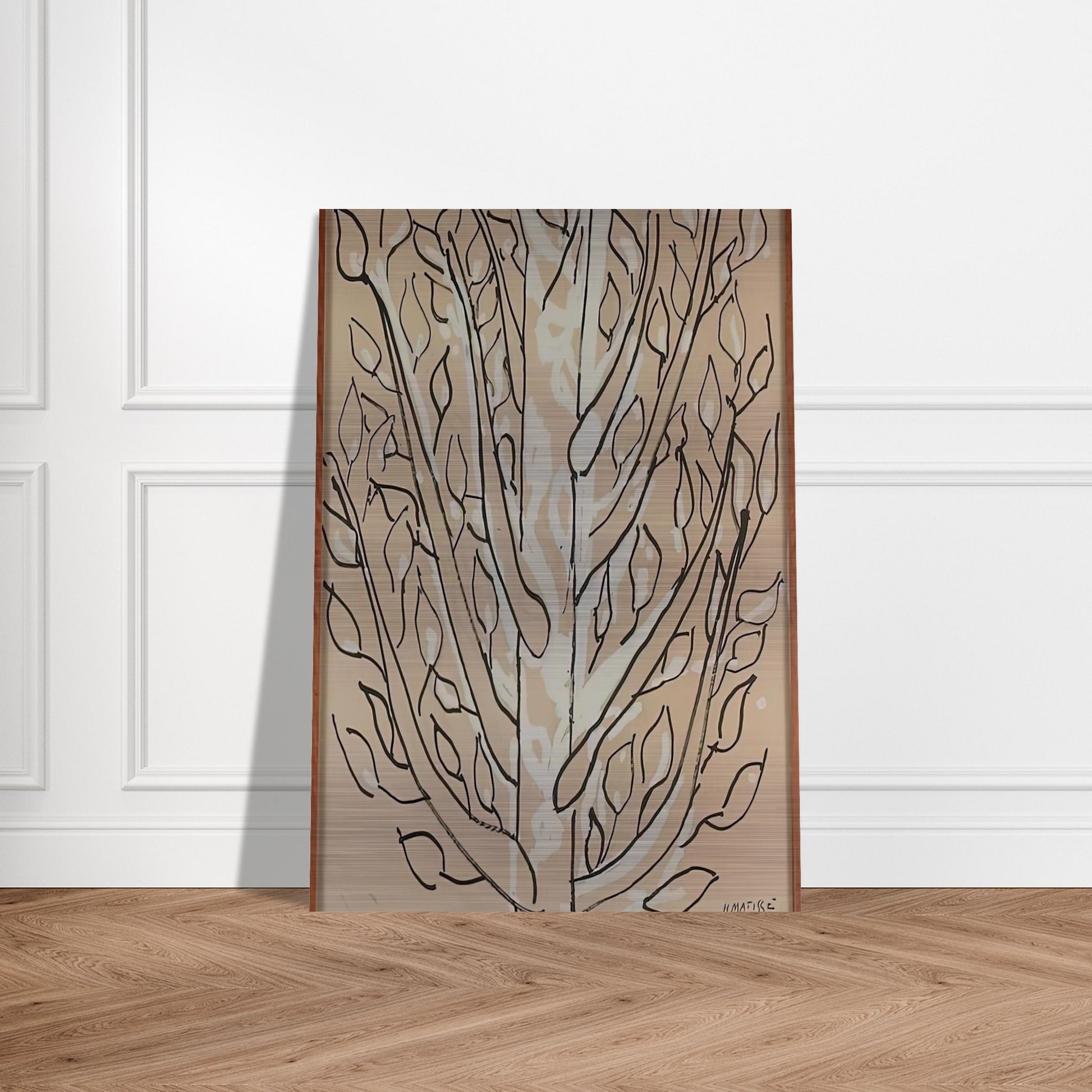 THE TREE 1951 - Henri Matisse Brushed Aluminum Print - 70x100 cm / 28x40 inches | Henri Matisse Aluminum Print | Henri Matisse Prints