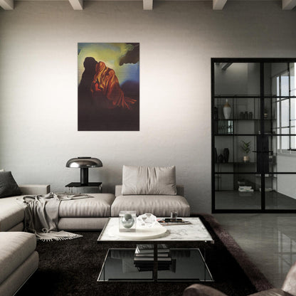 THE VEILED HEART - Salvador Dali Brushed Aluminum Print - 70x100 cm / 28x40 inches | Salvador Dali Aluminum Print | Salvador Dali Prints