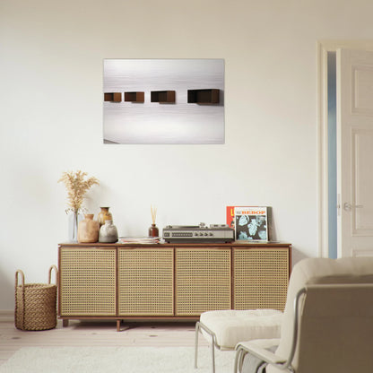 Untitled 90-9 Donaldson - 1990 - Donald Judd Brushed Aluminum Print - 70x100 cm / 28x40 inches | Donald Judd Aluminum Print | Donald Judd Prints